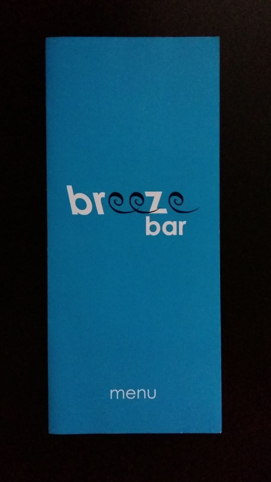 menU breeze bar